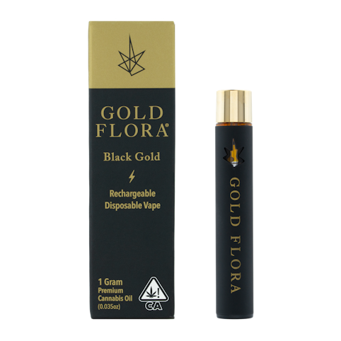 Gold flora - BLACK GOLD - BLUE ZKITTLEZ 1G