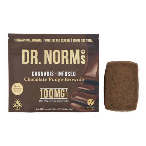 Dr. norm's - CHOCOLATE FUDGE BROWNIE