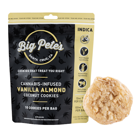 Big pete's treats - INDICA VEGAN VANILLA ALMOND COCONUT 10 PACK