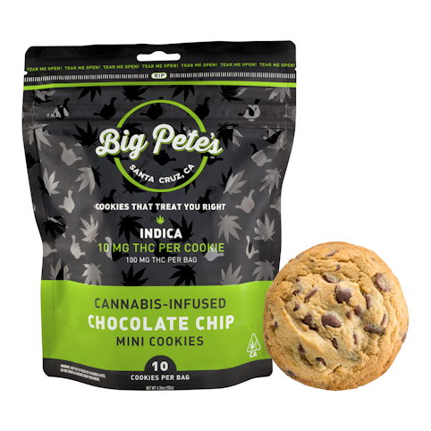 Big pete's treats - INDICA CHOCOLATE CHIP COOKIES 10 PACK