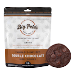 SATIVA DOUBLE CHOCOLATE COOKIES 10 PACK