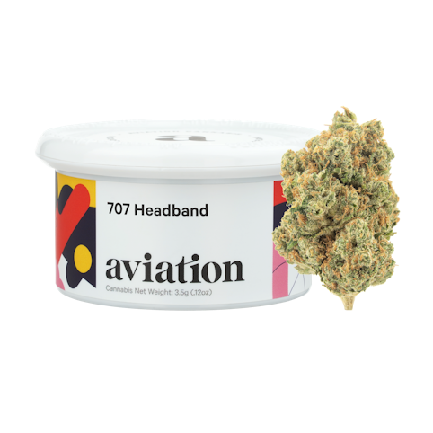 Aviation cannabis - 707 HEADBAND