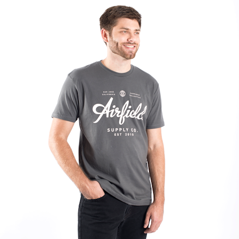 Airfield supply co. - AIRFIELD GREY AND WHITE (LARGE)
