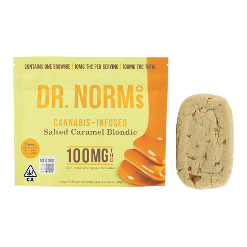 Dr. norm's - SALTED CARAMEL BLONDIE